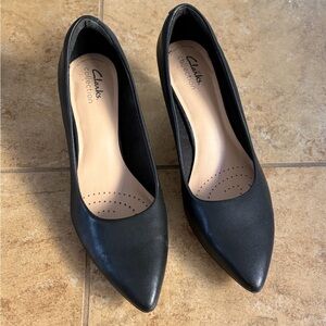 Clarks Women's Linvale Jerica Black Heels